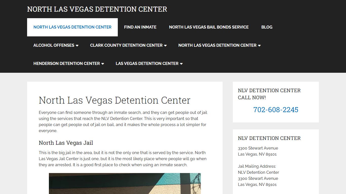 North Las Vegas Detention Center | North Las Vegas Jail Inmate Search